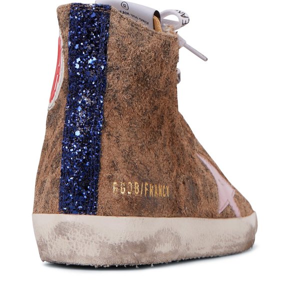 NIB Golden Goose Francy Leopard Suede Sneaker, 39 - Picture 3 of 16